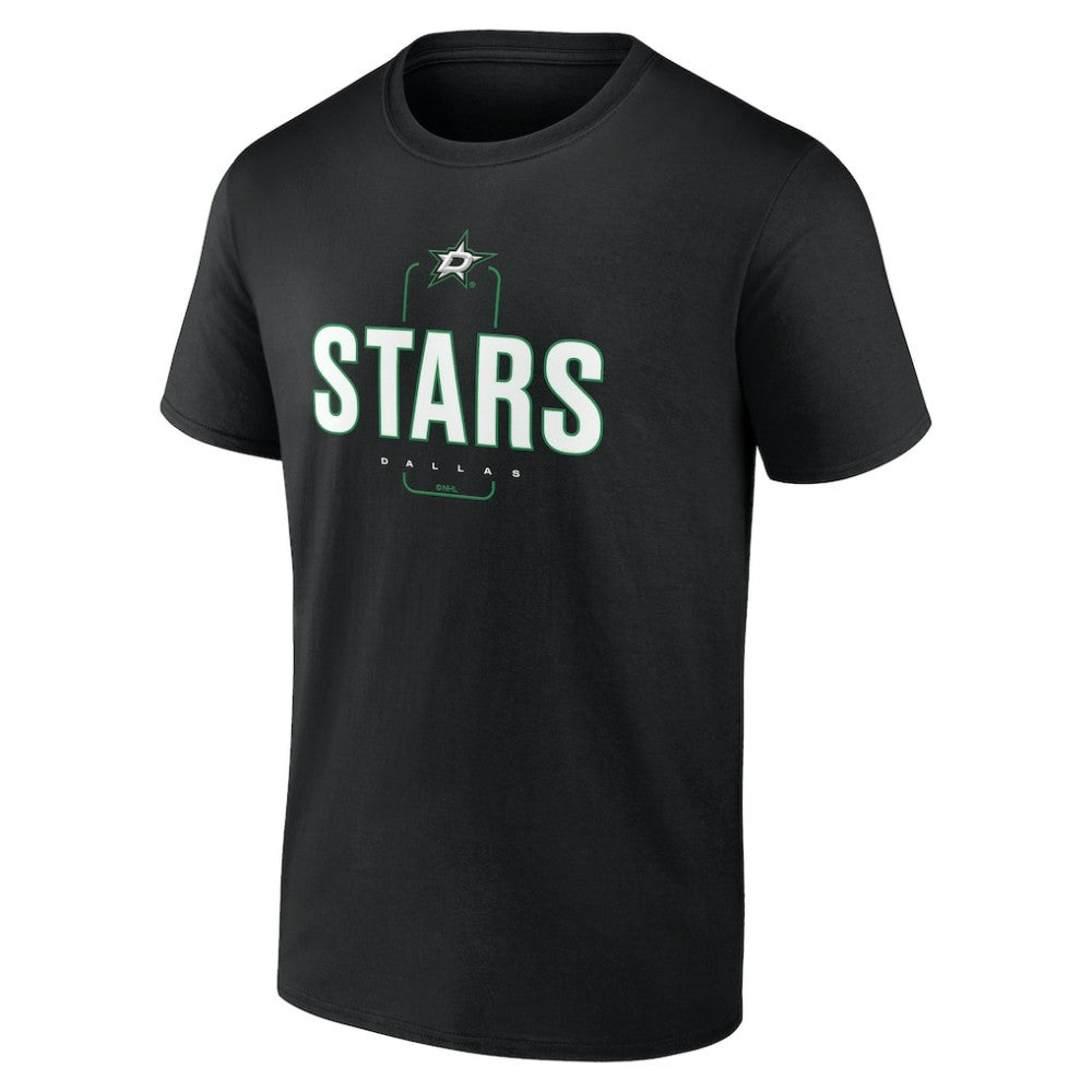 Dallas Stars Personalized Name & Number Midfielder T-Shirt - Black - NHL 202441352
