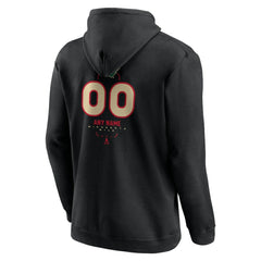 Minnesota Wild Personalized Name & Number Midfielder Pullover Hoodie - Black - NHL 202441356