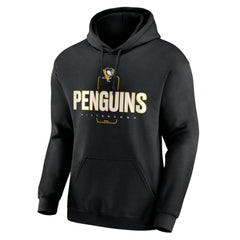 Pittsburgh Penguins Personalized Name & Number Midfielder Pullover Hoodie - Black - NHL 202441376