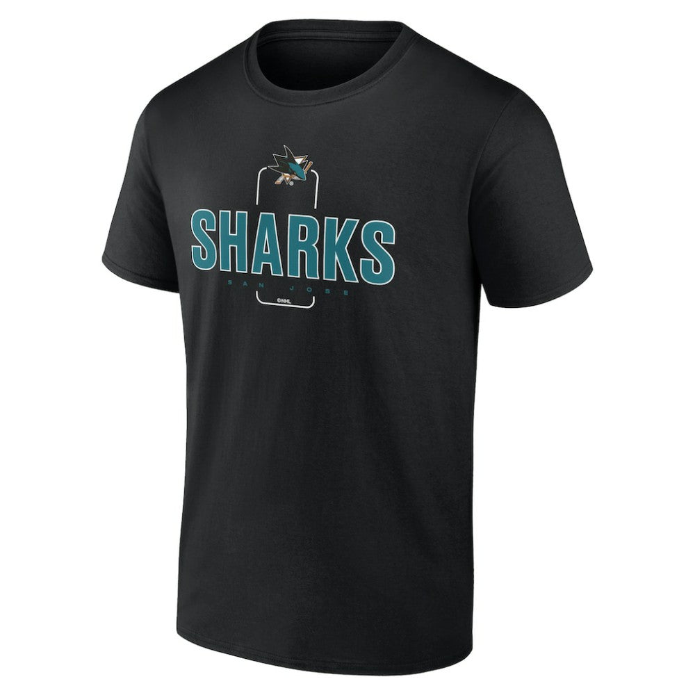 San Jose Sharks Personalized Name & Number Midfielder T-Shirt - Black - NHL 202441382