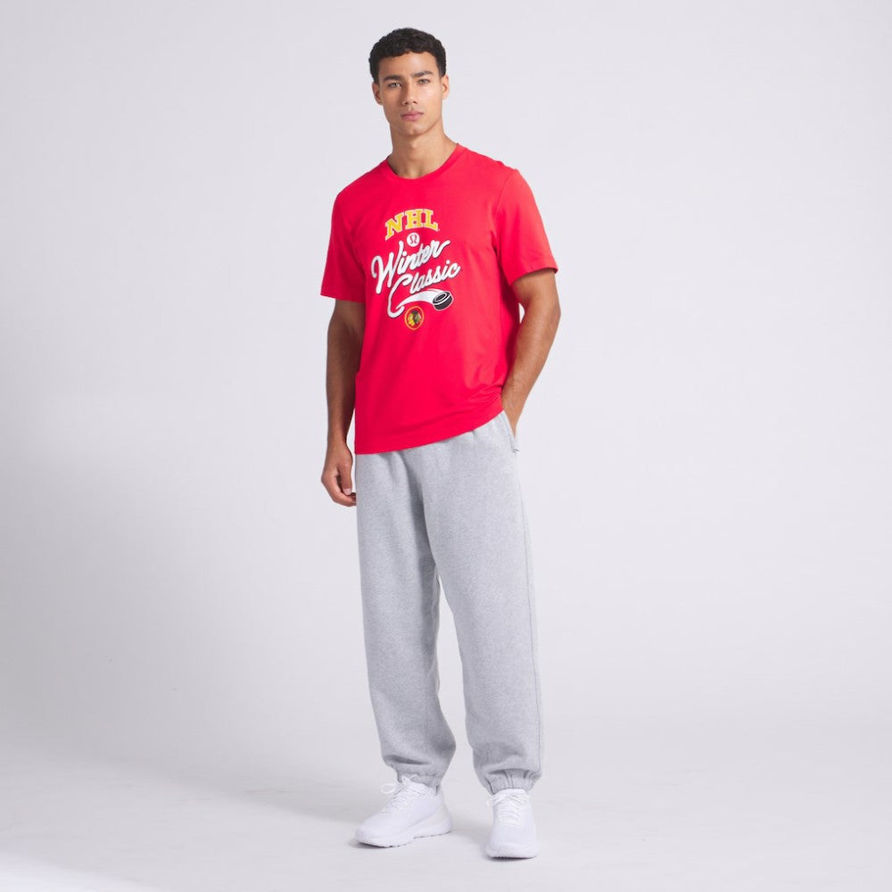 Chicago Blackhawks lululemon 2025 NHL Winter Classic Soft Jersey T-Shirt - True Red - NHL 202444968