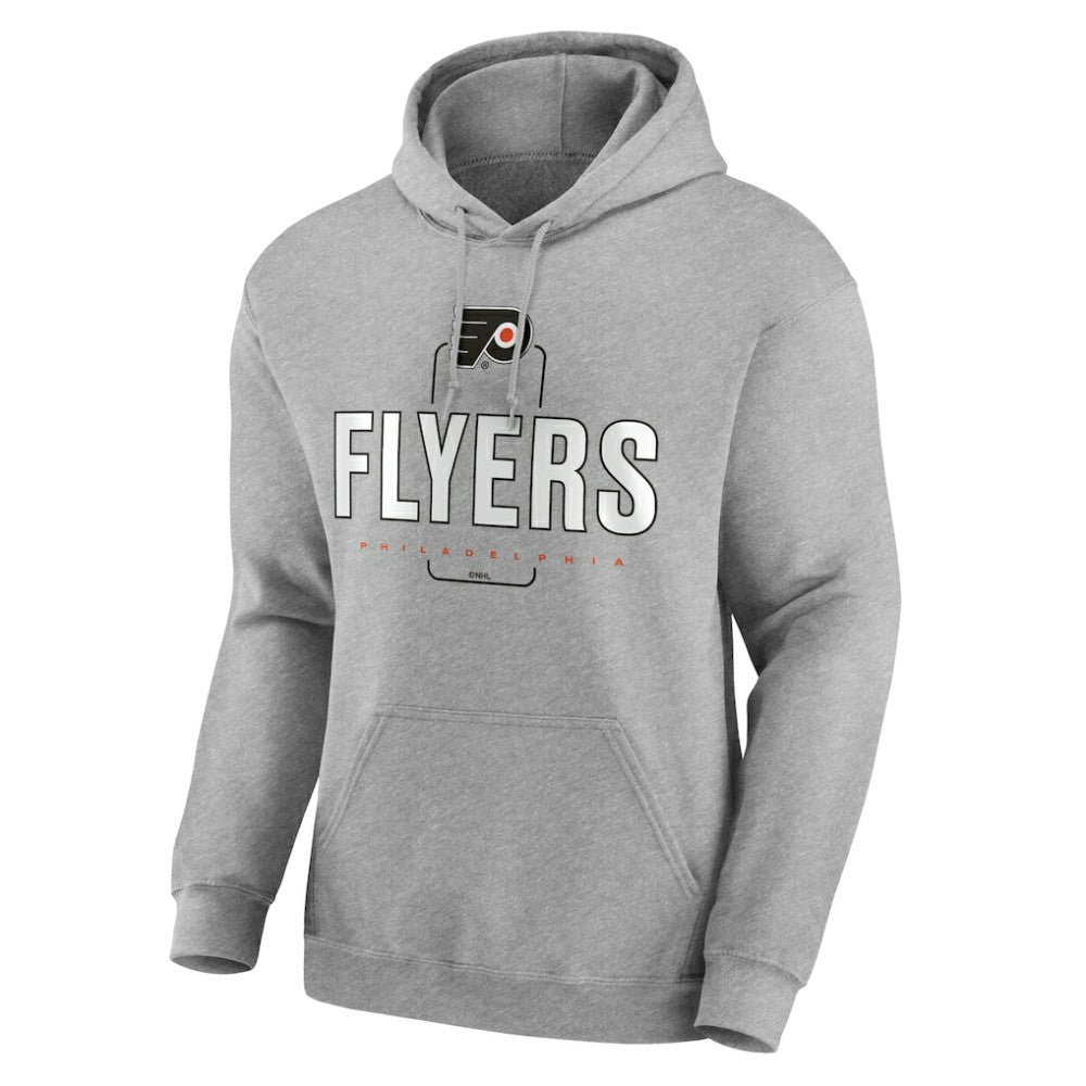 Philadelphia Flyers Personalized Name & Number Midfielder Pullover Hoodie - Gray - NHL 202447074