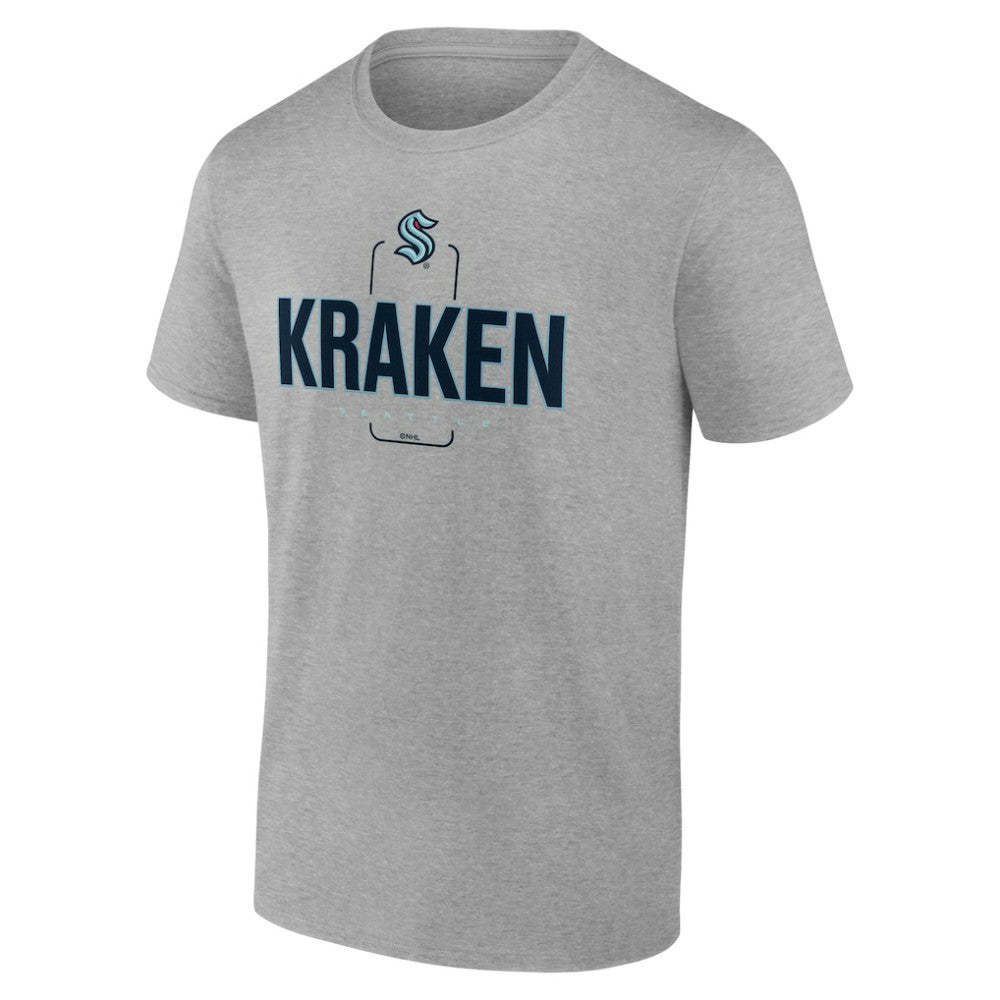 Seattle Kraken Personalized Name & Number Midfielder T-Shirt - Gray - NHL 202447080