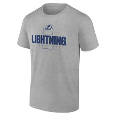 Tampa Bay Lightning Personalized Name & Number Midfielder T-Shirt - Gray - NHL 202447085