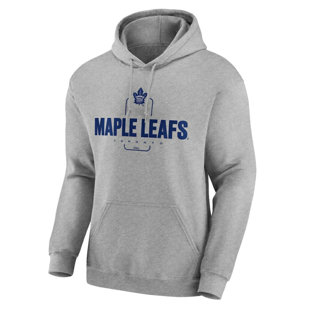 Toronto Maple Leafs Personalized Name & Number Midfielder Pullover Hoodie - Gray - NHL 202447089