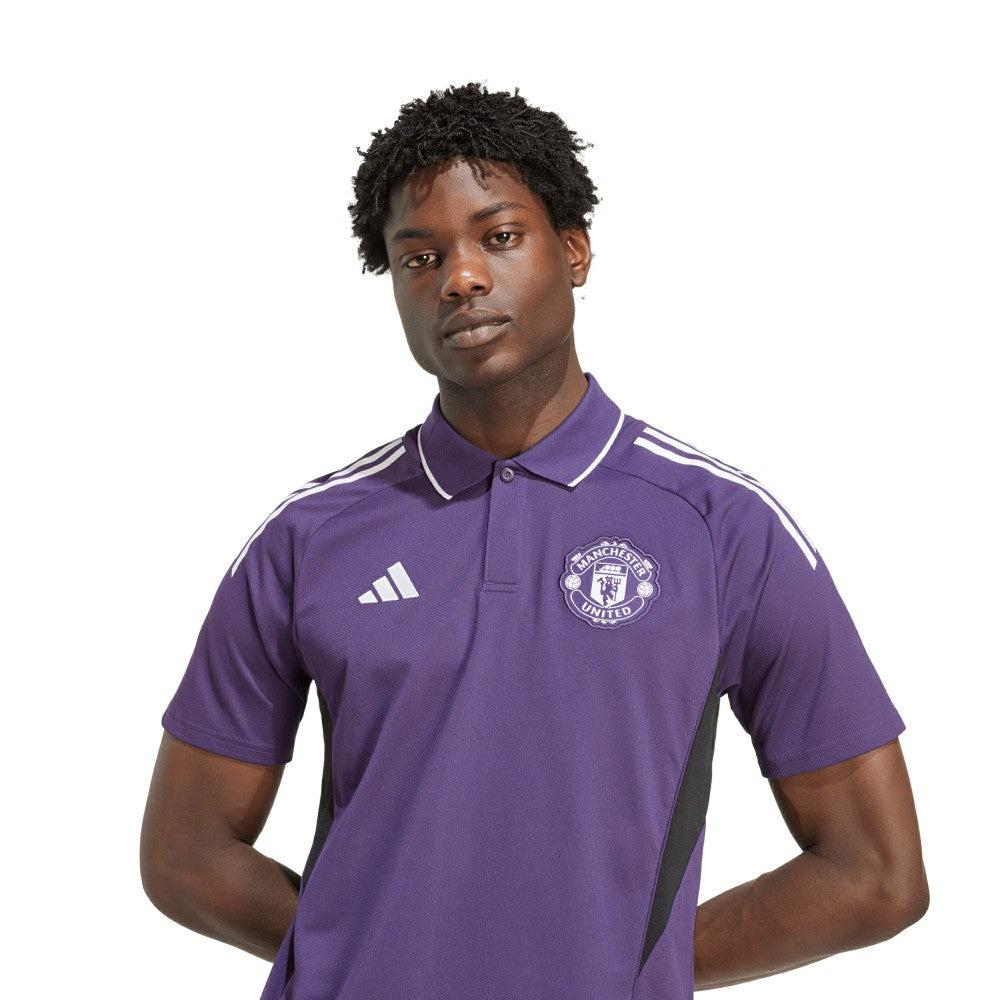 Manchester United 2025/26 Training Polo Purple - Adidas outlet