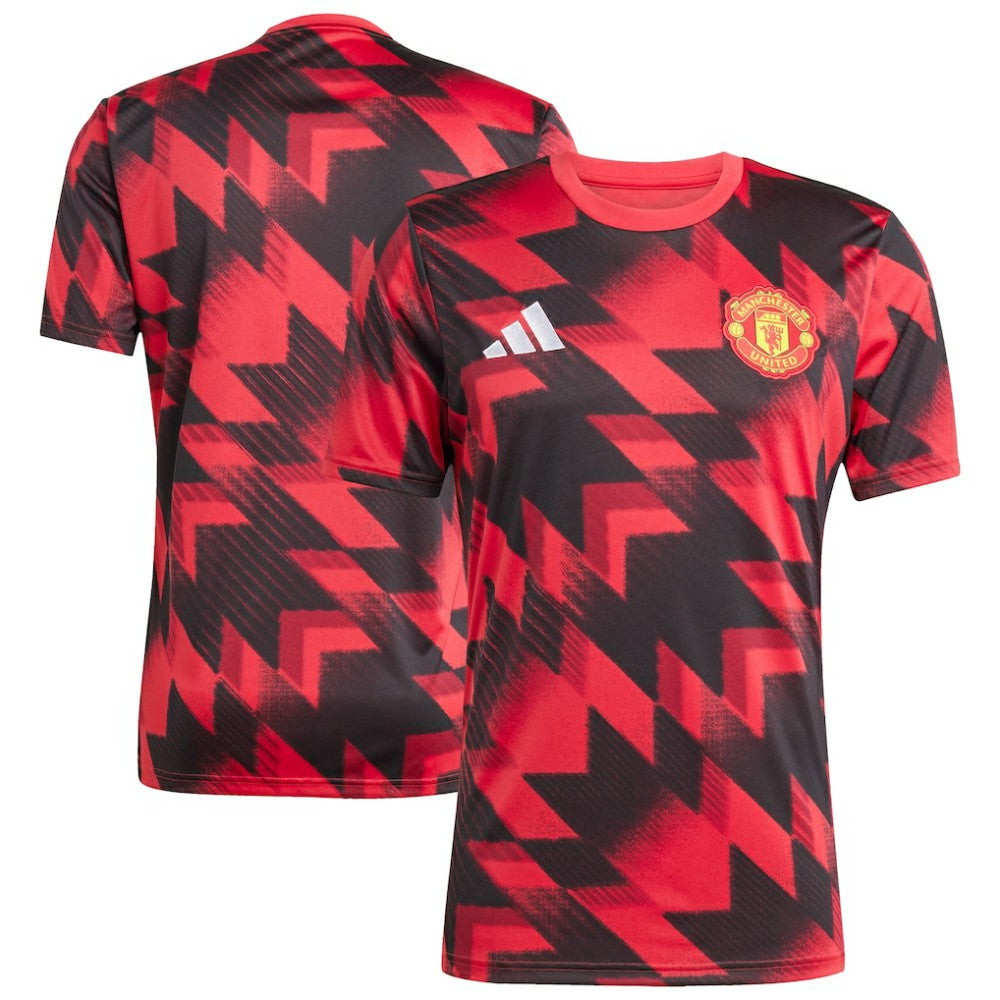 Manchester United 2025/26 AEROREADY Pre-Match Top Red - Adidas