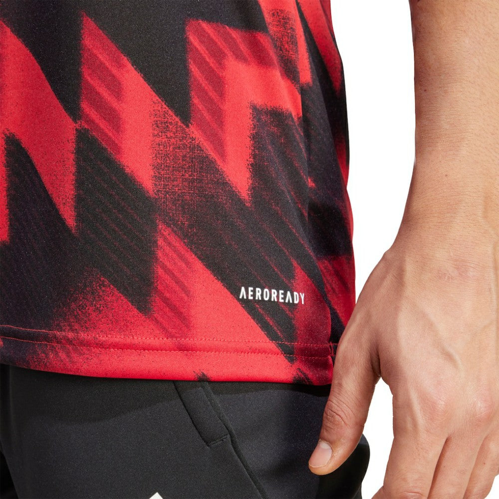 Manchester United 2025/26 AEROREADY Pre-Match Top Red - Adidas