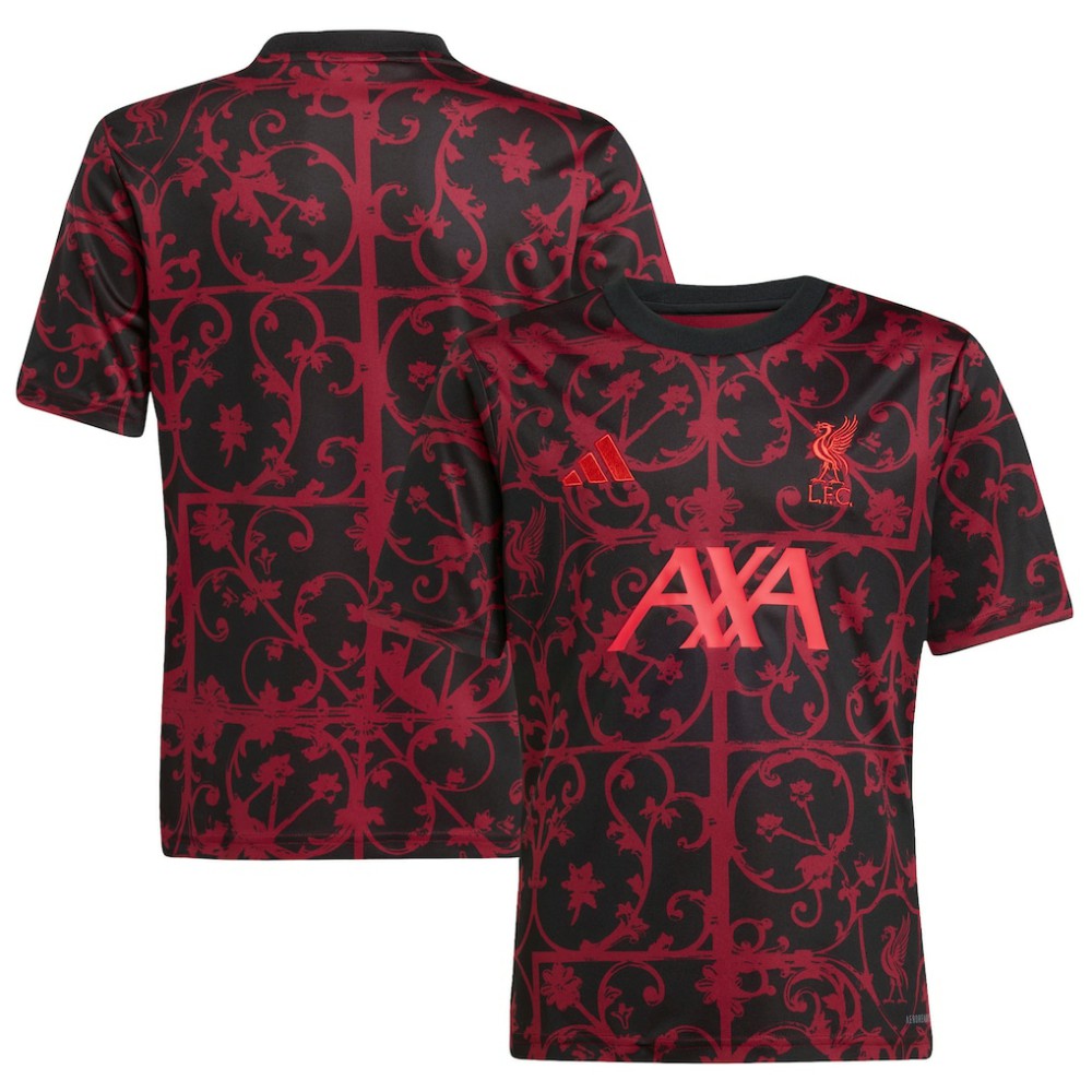 Liverpool Youth 2025/26 Pre-Match AEROREADY Top Black - Adidas outlet