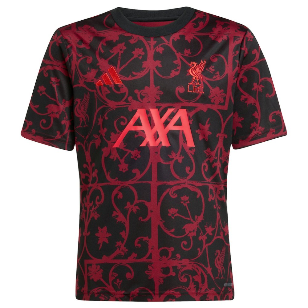 Liverpool Youth 2025/26 Pre-Match AEROREADY Top Black - Adidas outlet