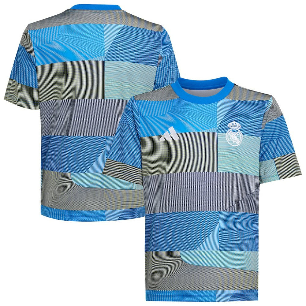 Real Madrid Youth 2025/26 Pre-Match AEROREADY Top Blue - Adidas Discount