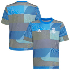 Real Madrid Youth 2025/26 Pre-Match AEROREADY Top Blue - Adidas Discount