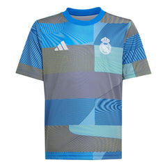 Real Madrid Youth 2025/26 Pre-Match AEROREADY Top Blue - Adidas Discount
