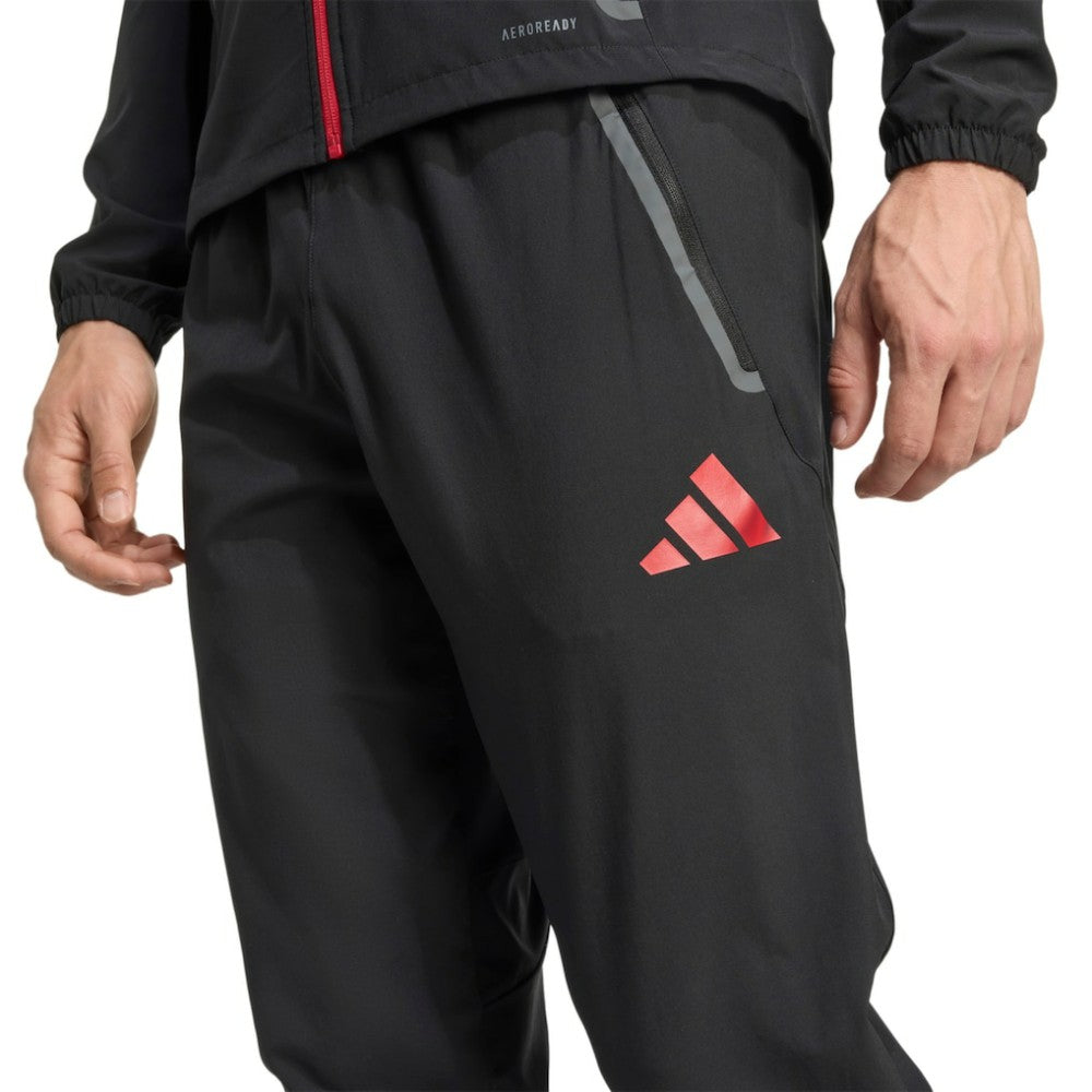 Liverpool 2025/26 Tiro Vis Tech Travel Pants Black - Adidas Discount