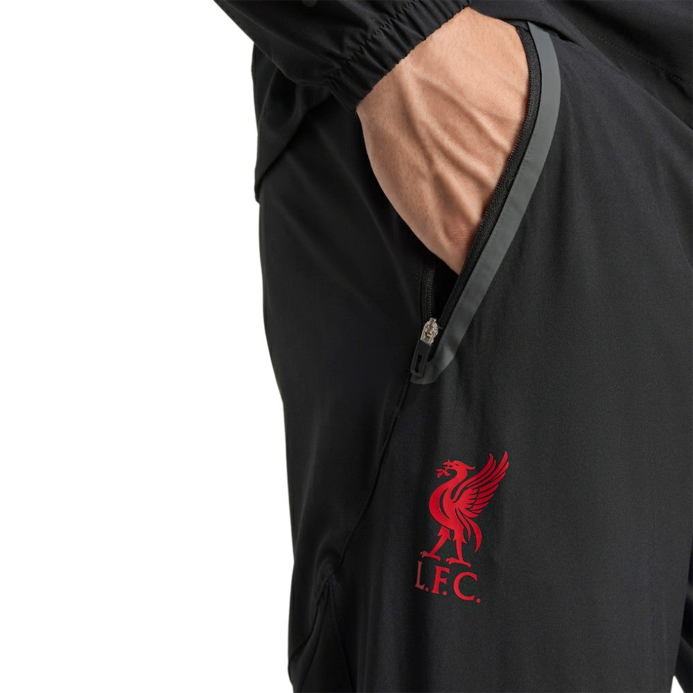 Liverpool 2025/26 Tiro Vis Tech Travel Pants Black - Adidas Discount