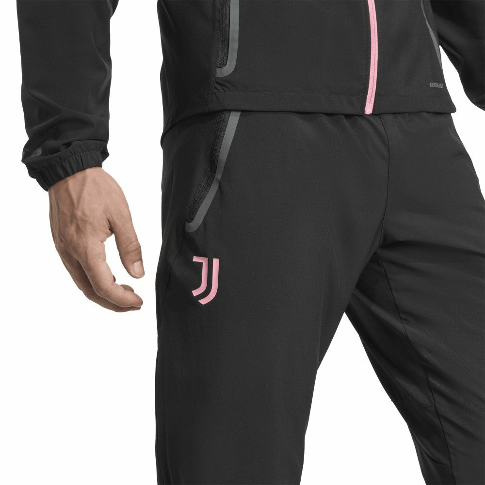 Juventus 2025/26 Tiro Vis Tech AEROREADY Travel Pants Black - Adidas Discount