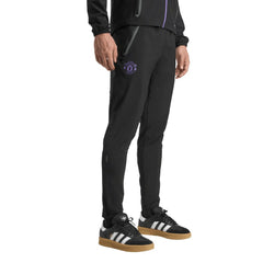 Manchester United 2025/26 Tiro Vis Tech AEROREADY Travel Pants Black - Adidas Discount