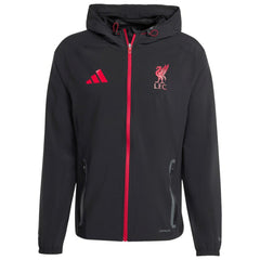 Liverpool 2025/26 Tiro Vis Tech Travel Jacket Black - Adidas Discount