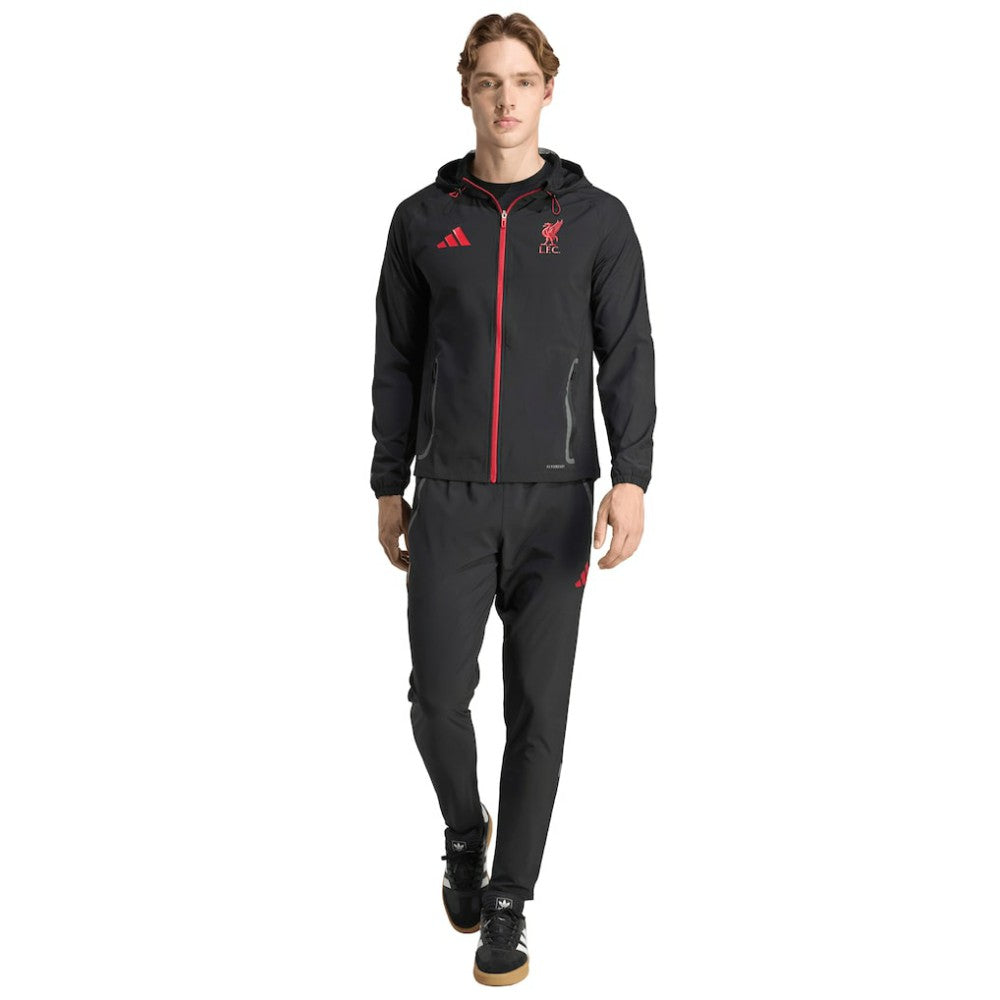 Liverpool 2025/26 Tiro Vis Tech Travel Jacket Black - Adidas Discount