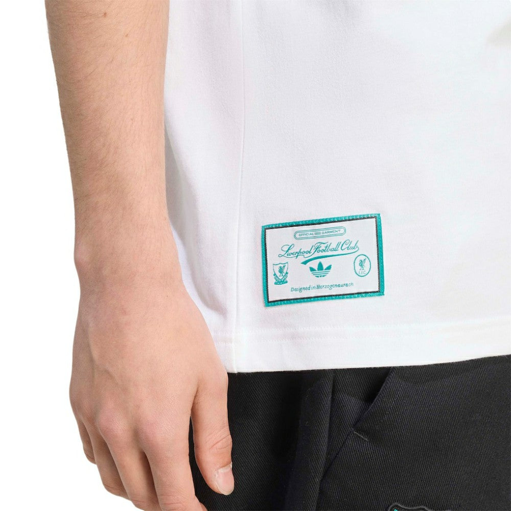 Liverpool Terrace Icons Collection Graphic T-Shirt White - Adidas outlet