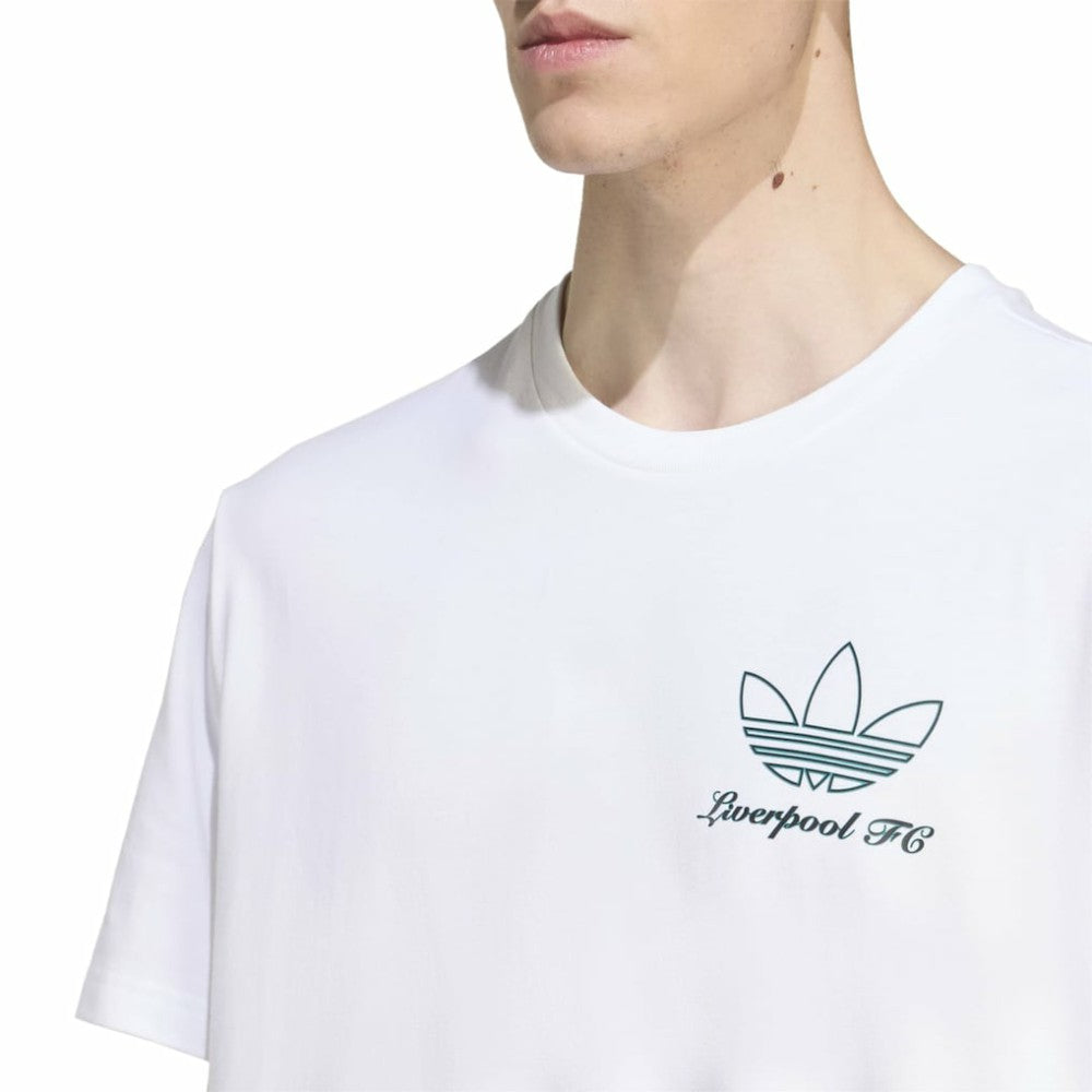 Liverpool Terrace Icons Collection Graphic T-Shirt White - Adidas outlet