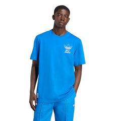 Real Madrid Terrace Icons Collection Graphic T-Shirt Blue - Adidas