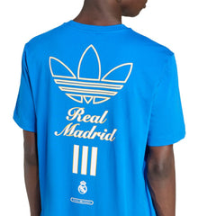 Real Madrid Terrace Icons Collection Graphic T-Shirt Blue - Adidas