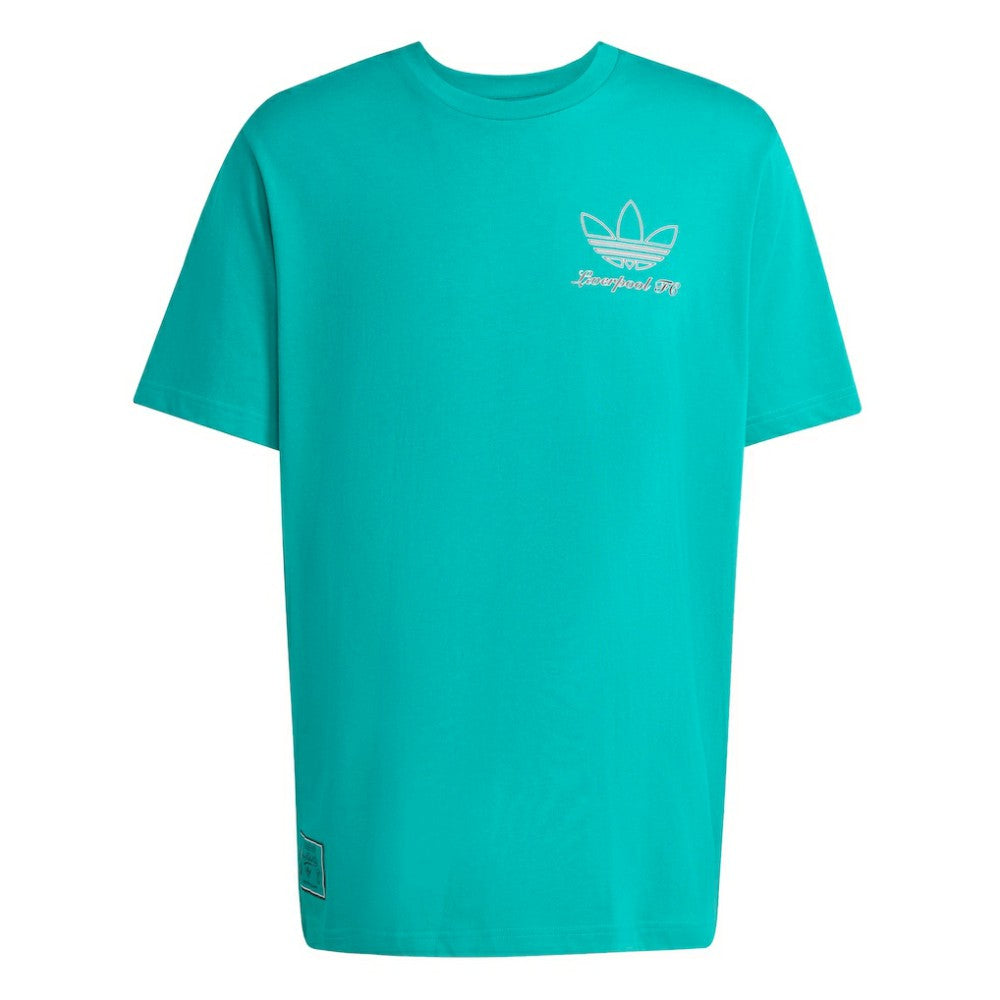 Liverpool Terrace Icons Collection Graphic T-Shirt Green - Adidas outlet