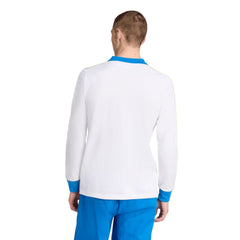 Real Madrid Terrace Icons Long Sleeve Polo White - Adidas