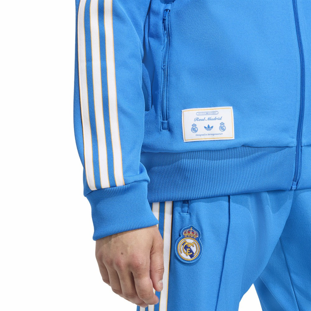 Real Madrid Terrace Icons Full-Zip Track Jacket Blue - Adidas Discount