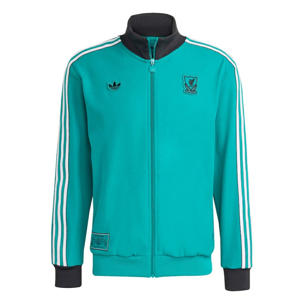 Liverpool Terrace Icons Full-Zip Track Jacket Green - Adidas