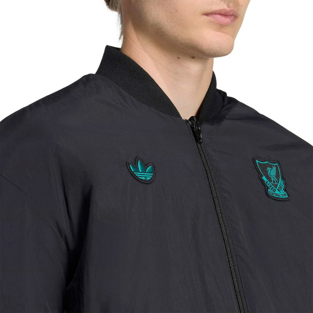 Liverpool Terrace Icons Polo Black - Adidas
