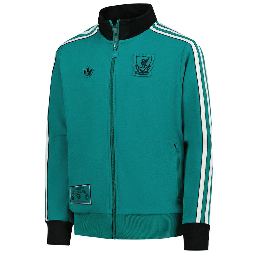 Liverpool Youth Terrace Icons Full-Zip Track Jacket Green - Adidas sale