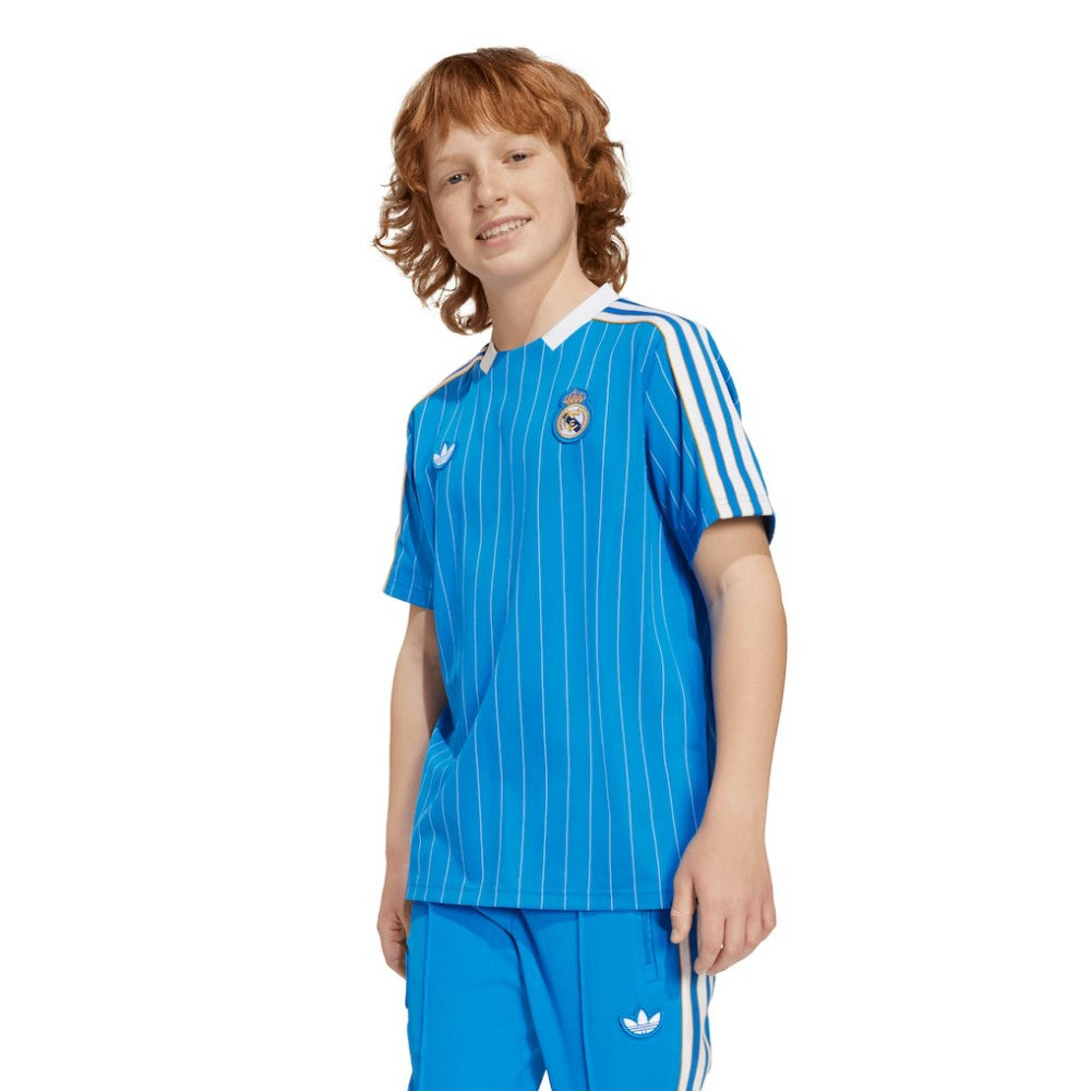 Real Madrid Youth Terrace Icons Jersey Blue - Adidas for sale