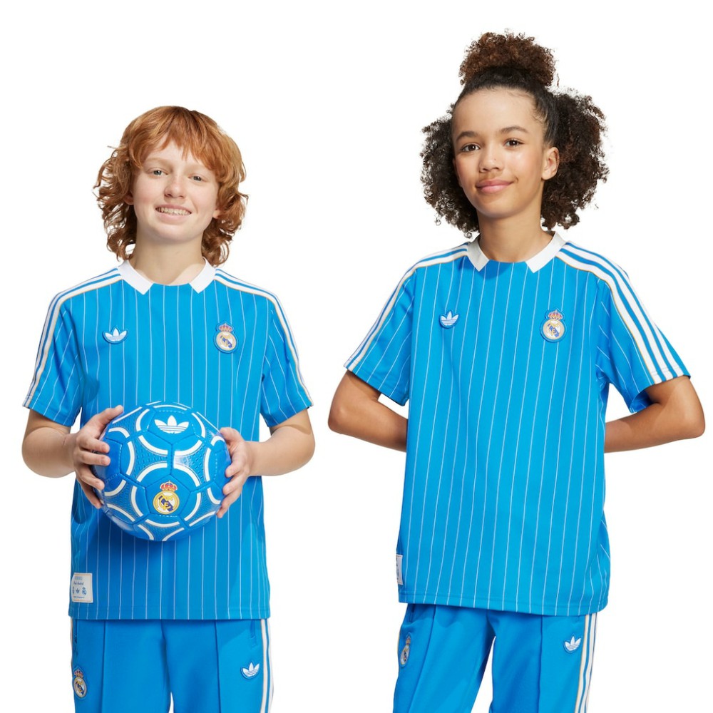 Real Madrid Youth Terrace Icons Jersey Blue - Adidas for sale