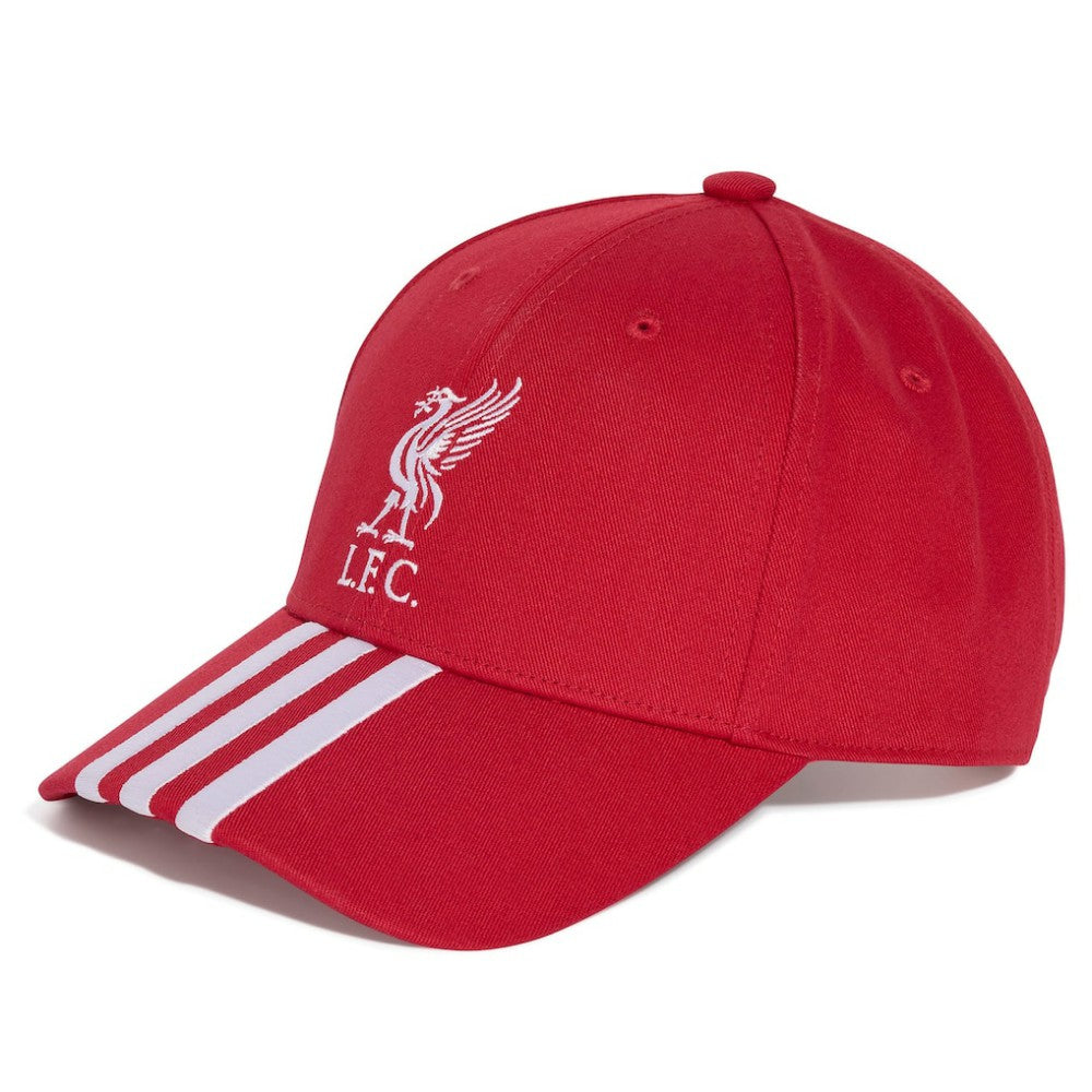 Liverpool Unisex Three-Stripe Dad Adjustable Hat Red - Adidas Discount