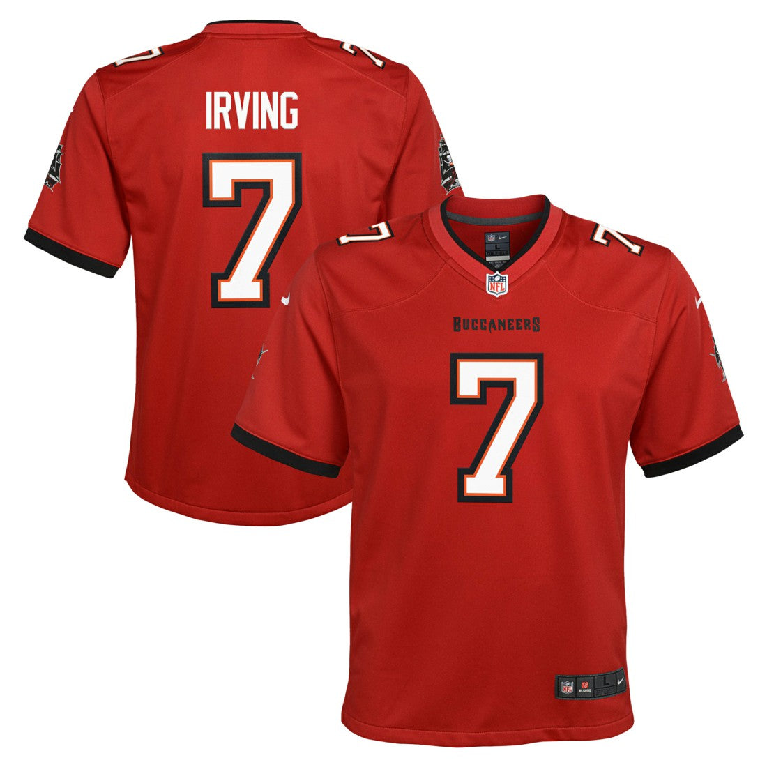 Nike Bucky Irving Tampa Bay Buccaneers Youth Game Jersey Red
