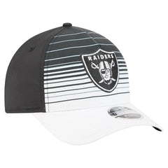 Las Vegas Raiders New Era Adventure Gradient 9FORTY M-Crown A-Frame Adjustable Hat White/Black