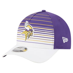 Minnesota Vikings New Era Adventure Gradient 9FORTY M-Crown A-Frame Adjustable Hat White/Purple