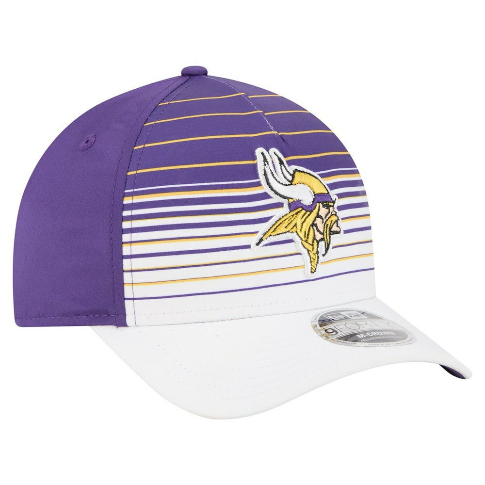 Minnesota Vikings New Era Adventure Gradient 9FORTY M-Crown A-Frame Adjustable Hat White/Purple