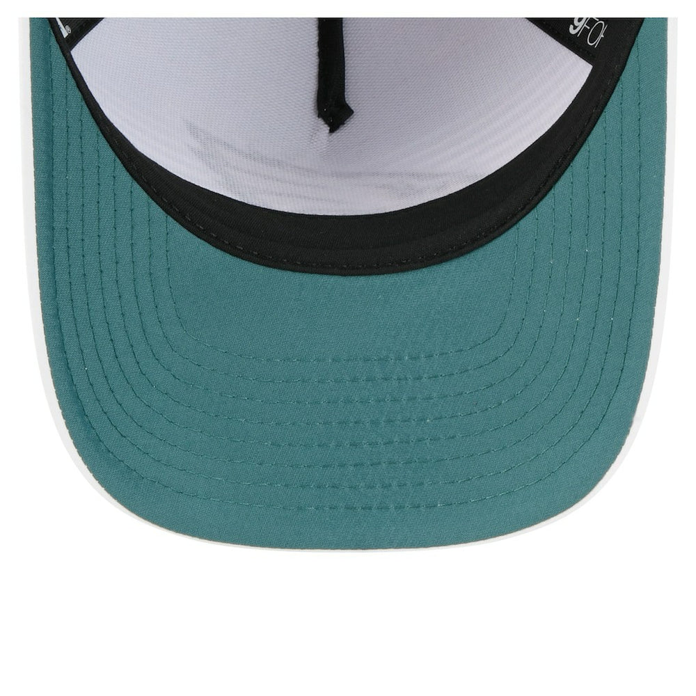 Philadelphia Eagles New Era Adventure Gradient 9FORTY M-Crown A-Frame Adjustable Hat White/Midnight Green