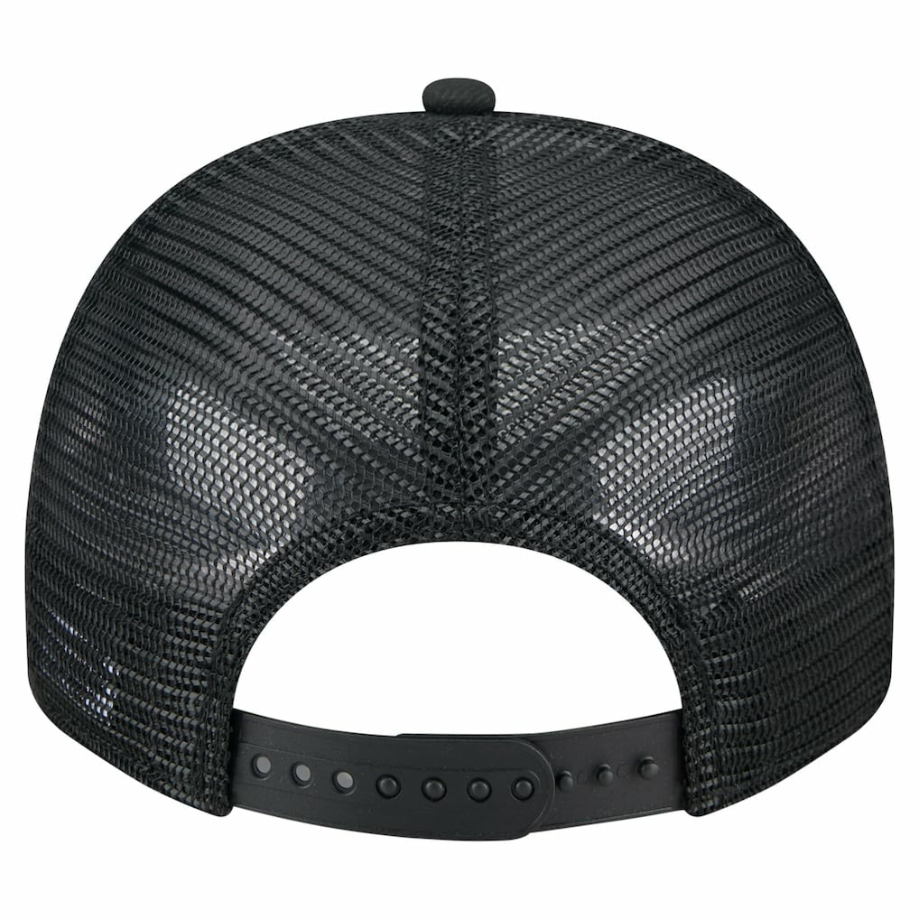 Las Vegas Raiders New Era Vintage Team Rope A-Frame Trucker 9FIFTY Snapback Hat Black