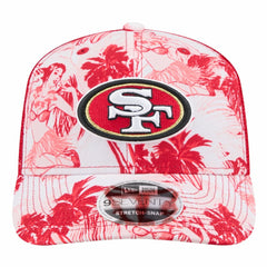 San Francisco 49ers New Era Hula 9SEVENTY Adjustable Trucker Hat Scarlet