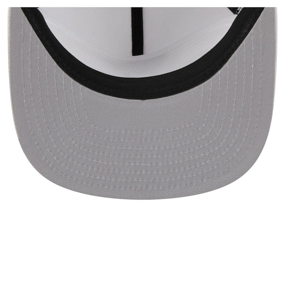 Las Vegas Raiders New Era Collide Golfer Snapback Hat White