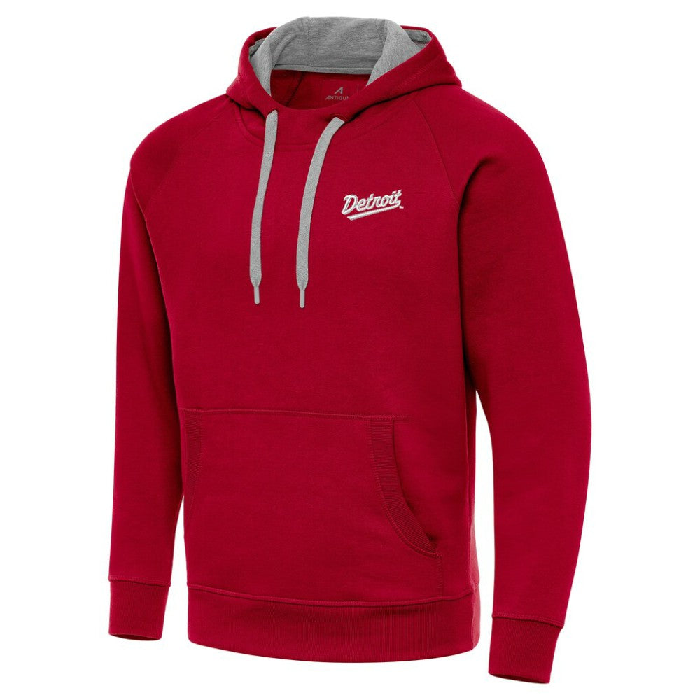 Detroit Red Wings Antigua 2025 NHL Stadium Series Victory Pullover Hoodie - Red - NHL 202455749