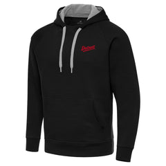 Detroit Red Wings Antigua 2025 NHL Stadium Series Victory Pullover Hoodie - Black - NHL 202455752