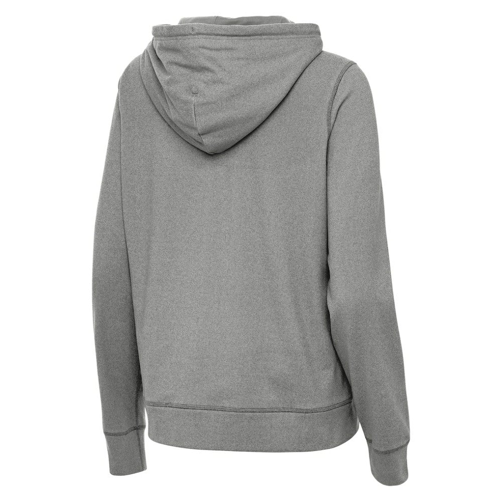 Detroit Red Wings Antigua Women's 2025 NHL Stadium Series Justice Pullover Hoodie - Heather Black - NHL 202455768