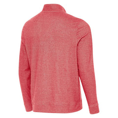 Detroit Red Wings Antigua 2025 NHL Stadium Series Subtle Quarter-Zip Top - Heather Red - NHL 202455779