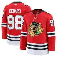 Connor Bedard Chicago Blackhawks Fanatics Centennial Premium Player Jersey - Red - NHL 202458088