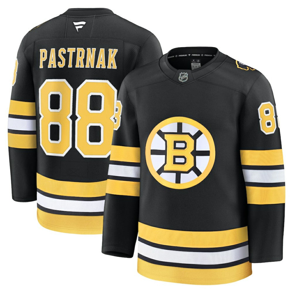 David Pastrnak Boston Bruins Fanatics Home Premium Player Jersey - Black - NHL 202458099